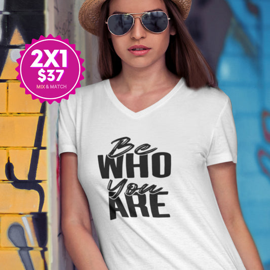 Comfy Semi-Fitted V-Neck Tee