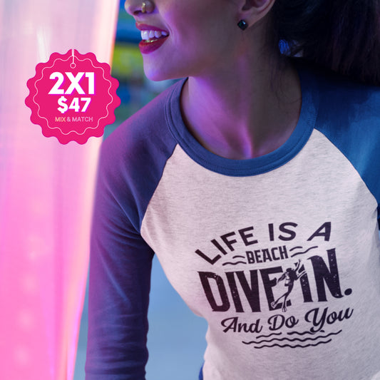 Modern 3/4 Sleeve Baseball Tee