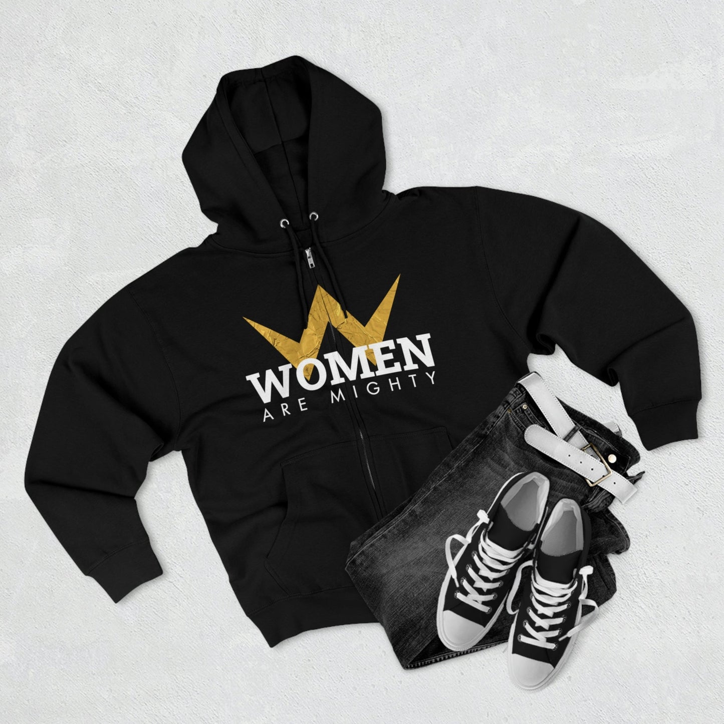 women's full zip hoodie