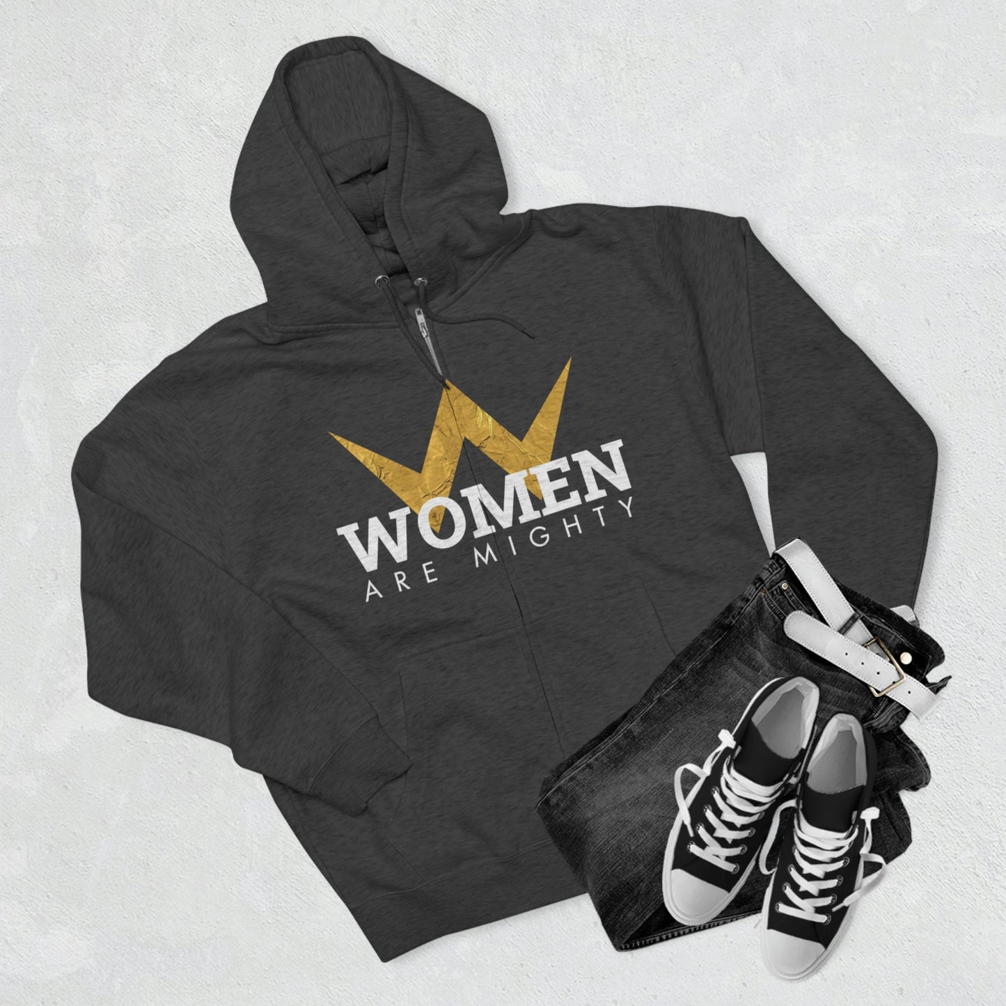 women's full zip hoodie